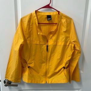 Bright yellow windbreaker jacket mini by X-Large size s